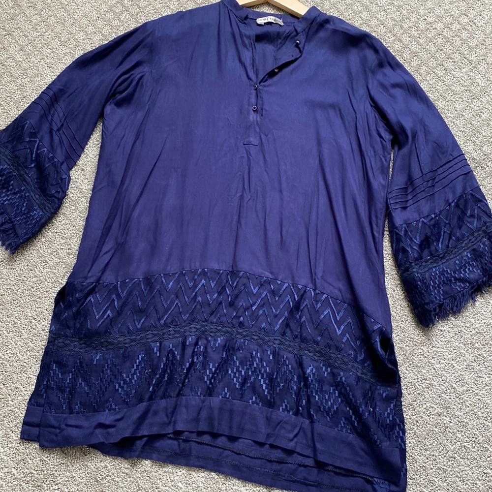 Blue Pakistani kurta